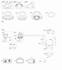 Part Location Diagram of 790697 Briggs and Stratton Knob-air Cleaner